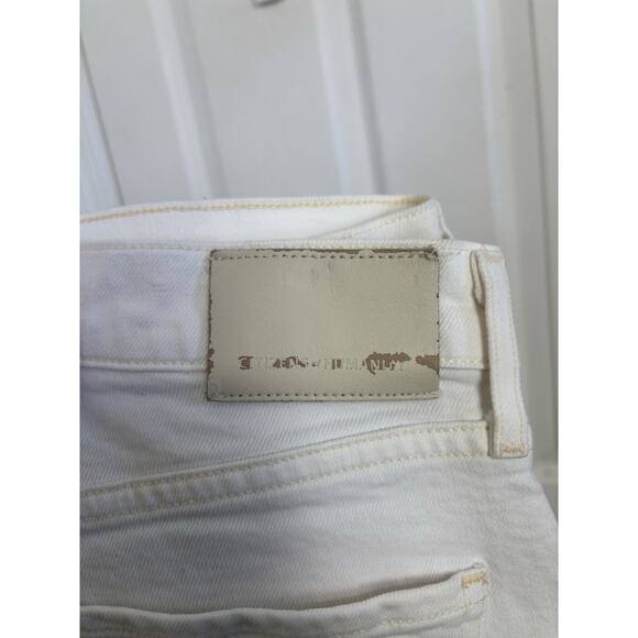Citizens of Humanity White Charlotte Crop Denim Jeans Size 27 Button Fly - Picture 10 of 12